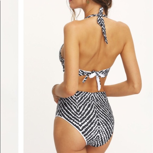 RESTOCKED- Tribal Print Cutout One-piece - Picture 4 of 7